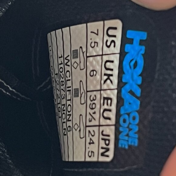 Hoka One One Clifton 6 Women Size 7.5 Running Shoes Pink Sneakers - Picture 9 of 9